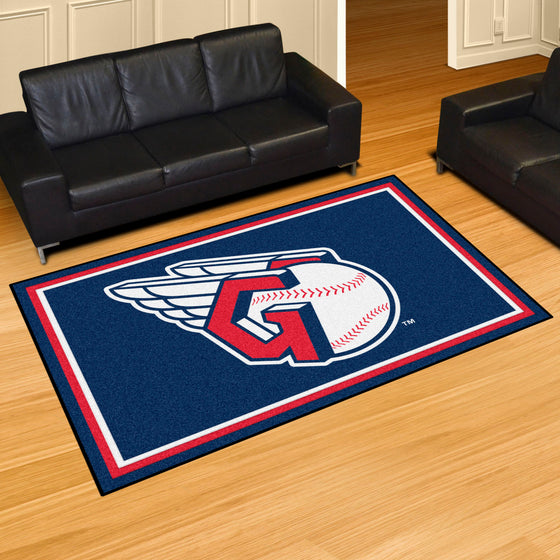 Cleveland Guardians 5ft. x 8 ft. Plush Area Rug