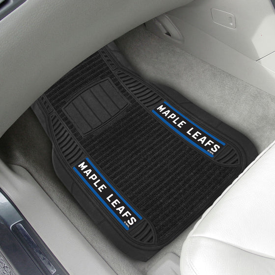 Toronto Maple Leafs 2 Piece Deluxe Car Mat Set