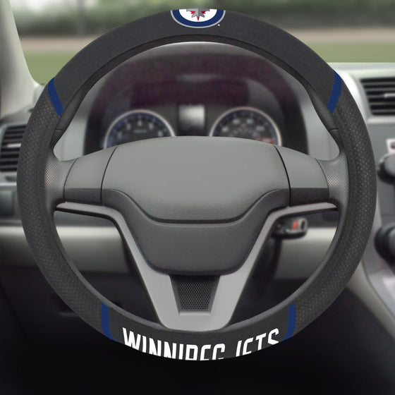 Winnipeg Jets Embroidered Steering Wheel Cover