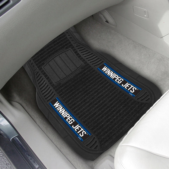 Winnipeg Jets 2 Piece Deluxe Car Mat Set