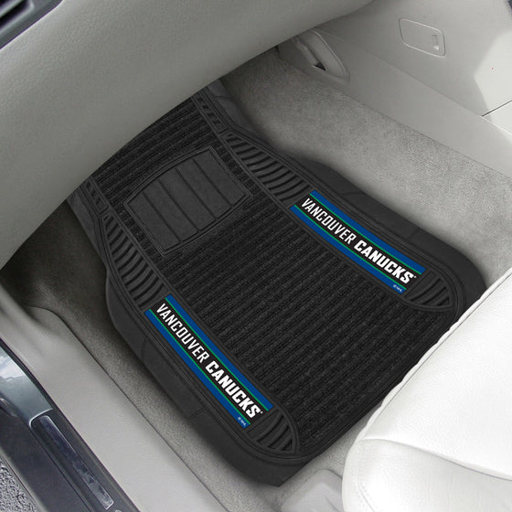 Vancouver Canucks 2 Piece Deluxe Car Mat Set