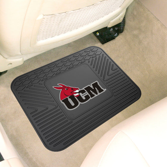 Central Missouri Mules Back Seat Car Utility Mat - 14in. x 17in.