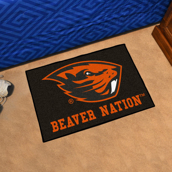 Oregon State Beavers Starter Mat Accent Rug - 19in. x 30in.