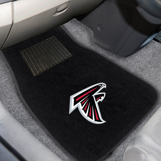 Atlanta Falcons Embroidered Car Mat Set - 2 Pieces