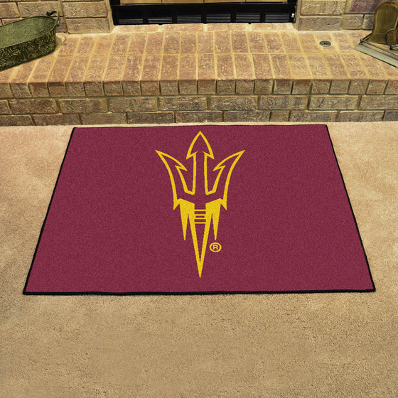 Arizona State Sun Devils All-Star Rug - 34 in. x 42.5 in., Pitchfork Logo