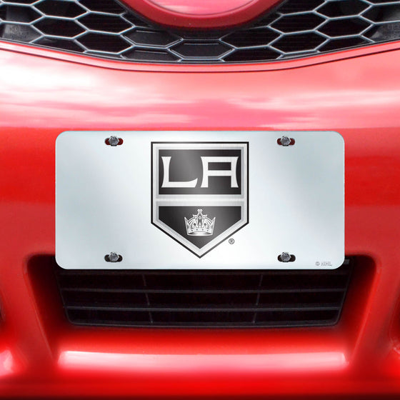 Los Angeles Kings 3D Stainless Steel License Plate