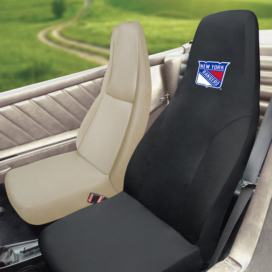 New York Rangers Embroidered Seat Cover