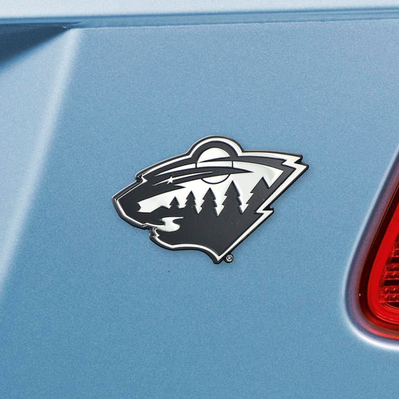 Minnesota Wild 3D Chrome Metal Emblem