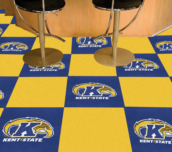 Kent State Golden Flashes Team Carpet Tiles - 45 Sq Ft.