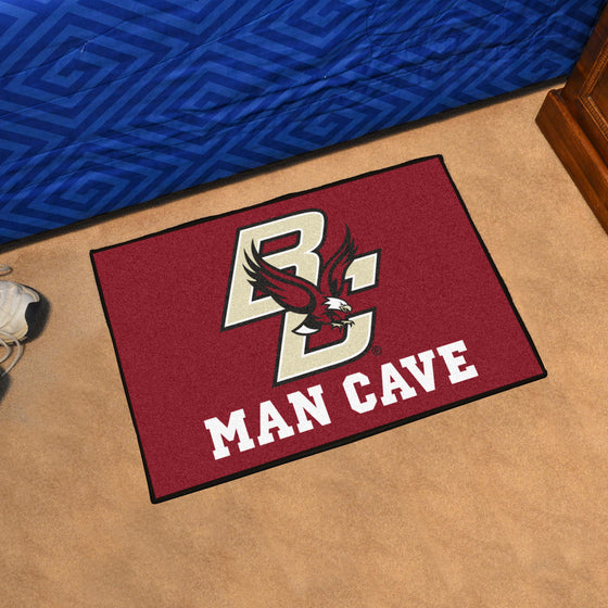 Boston College Eagles Man Cave Starter Mat Accent Rug - 19in. x 30in.