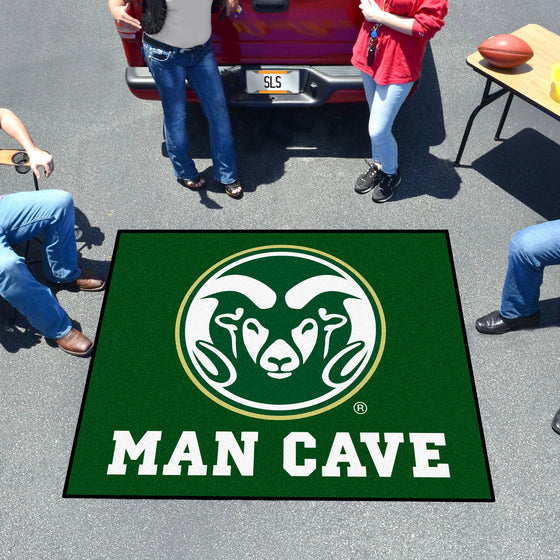 Colorado State Rams Man Cave Tailgater Rug - 5ft. x 6ft.