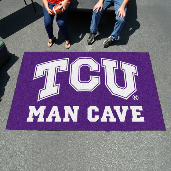 TCU Horned Frogs Man Cave Ulti-Mat Rug - 5ft. x 8ft.