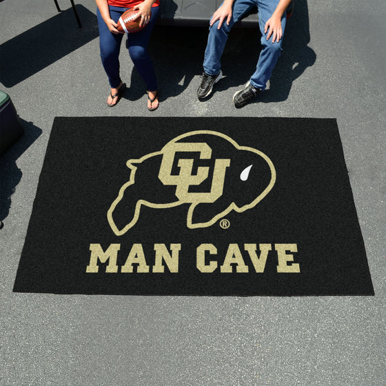 Colorado Buffaloes Man Cave Ulti-Mat Rug - 5ft. x 8ft.