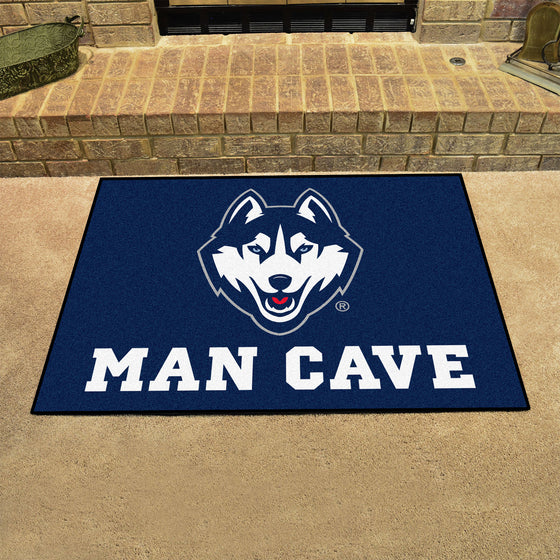 UConn Huskies Man Cave All-Star Rug - 34 in. x 42.5 in.