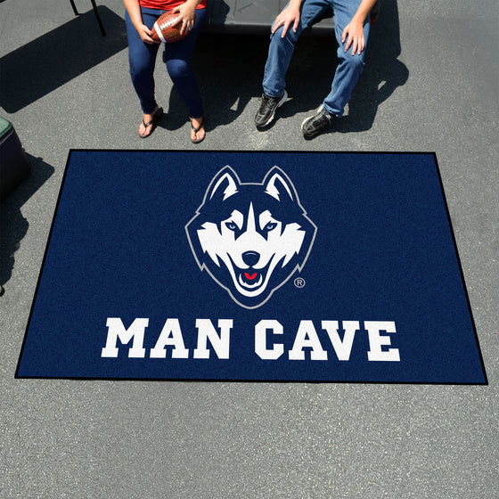 UConn Huskies Man Cave Ulti-Mat Rug - 5ft. x 8ft.