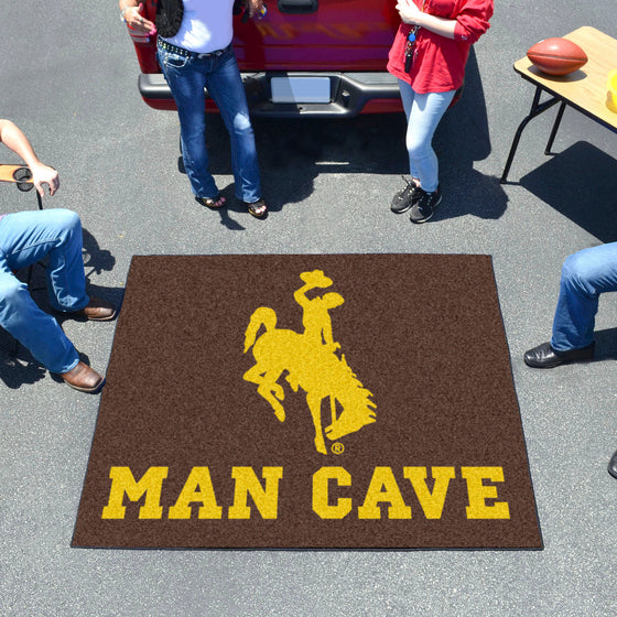 Wyoming Cowboys Man Cave Tailgater Rug - 5ft. x 6ft.