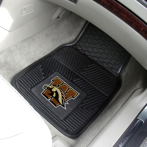 Western Michigan Broncos Heavy Duty Car Mat Set - 2 Pieces