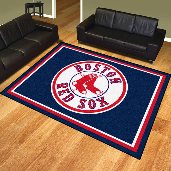 Boston Red Sox 8ft. x 10 ft. Plush Area Rug