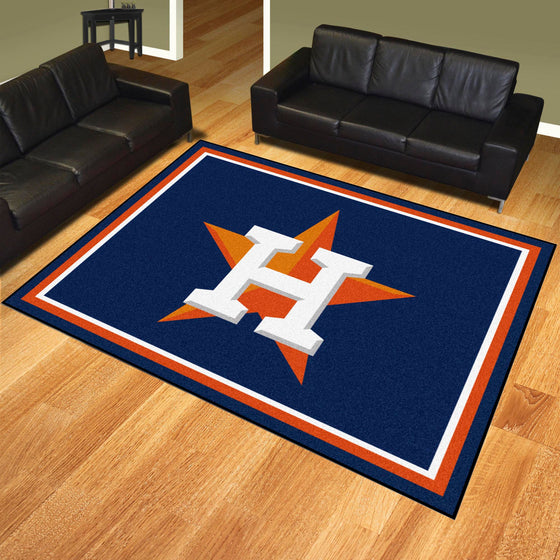 Houston Astros 8ft. x 10 ft. Plush Area Rug