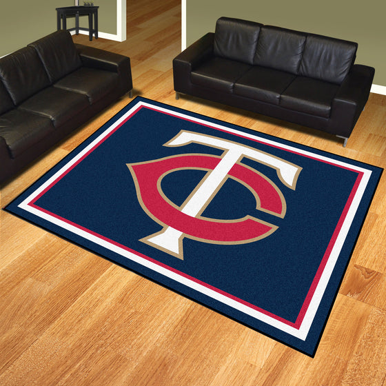 Minnesota Twins 8ft. x 10 ft. Plush Area Rug