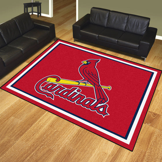 St. Louis Cardinals 8ft. x 10 ft. Plush Area Rug