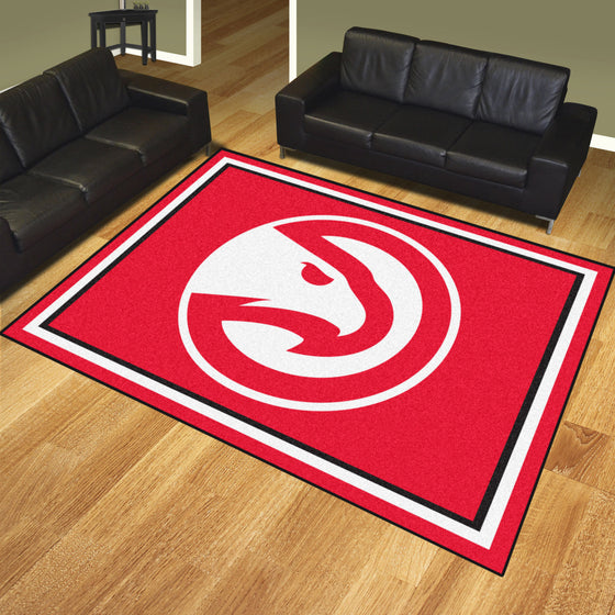 Atlanta Hawks 8ft. x 10 ft. Plush Area Rug