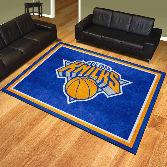 New York Knicks 8ft. x 10 ft. Plush Area Rug