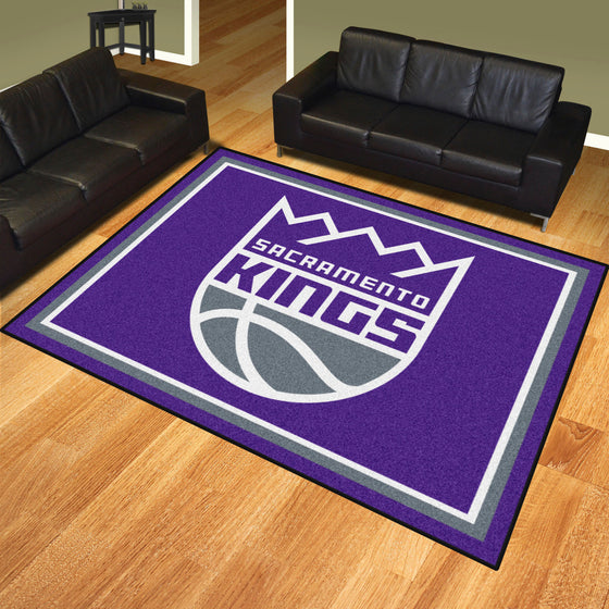 Sacramento Kings 8ft. x 10 ft. Plush Area Rug