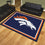 Denver Broncos 8ft. x 10 ft. Plush Area Rug