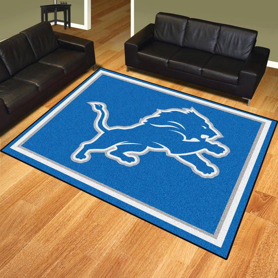 Detroit Lions 8ft. x 10 ft. Plush Area Rug