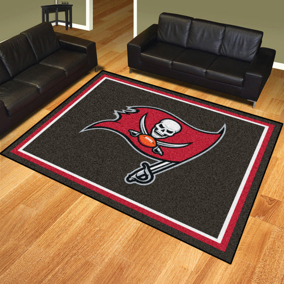 Tampa Bay Buccaneers 8ft. x 10 ft. Plush Area Rug