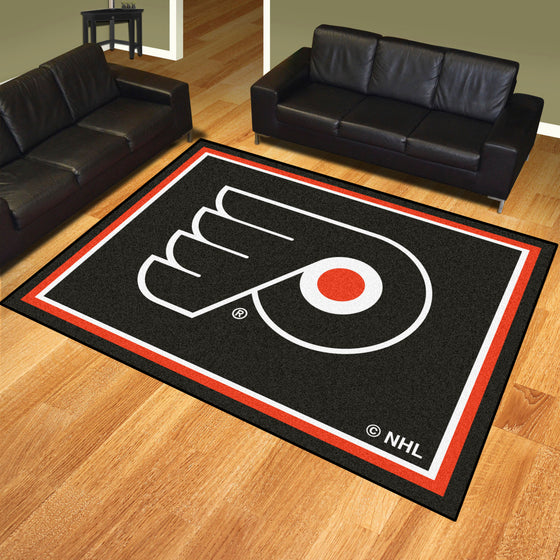 Philadelphia Flyers 8ft. x 10 ft. Plush Area Rug