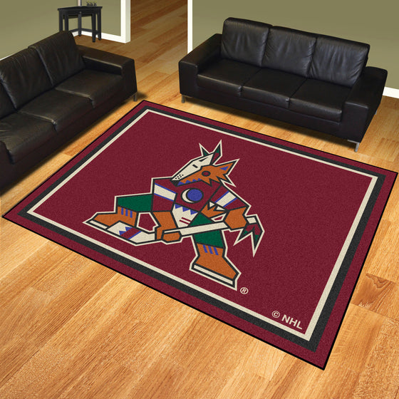 Arizona Coyotes 8ft. x 10 ft. Plush Area Rug