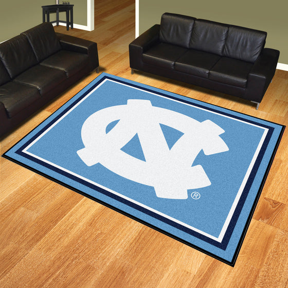 North Carolina Tar Heels 8ft. x 10 ft. Plush Area Rug