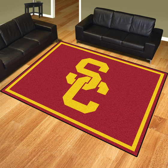 Southern California Trojans 8ft. x 10 ft. Plush Area Rug