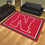 Nebraska Cornhuskers 8ft. x 10 ft. Plush Area Rug