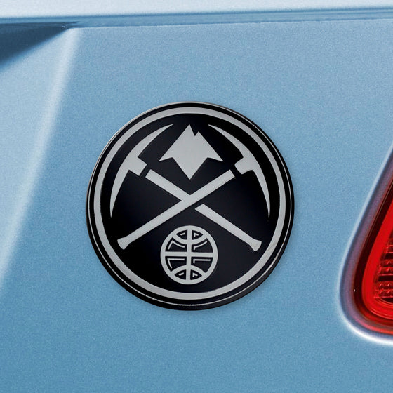 Denver Nuggets 3D Chrome Metal Emblem