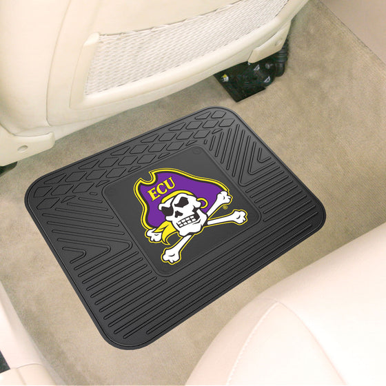 East Carolina Pirates Back Seat Car Utility Mat - 14in. x 17in.