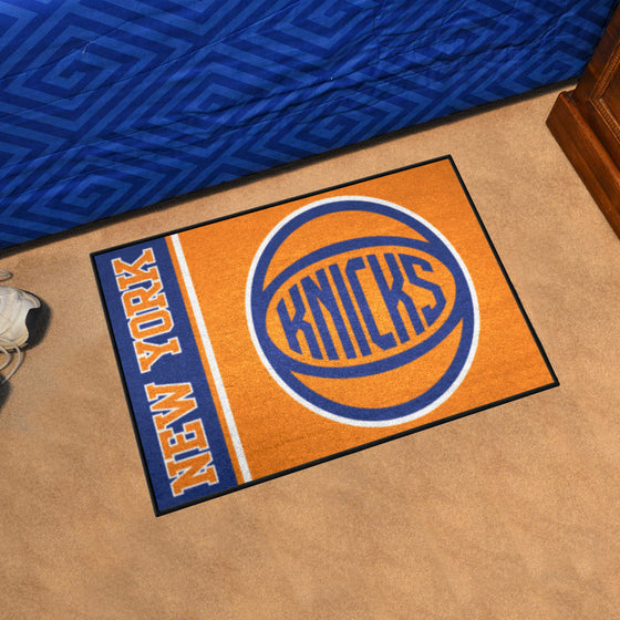 New York Knicks Starter Mat Accent Rug - 19in. x 30in. Uniform Design