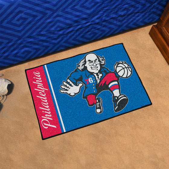 Philadelphia 76ers Starter Mat Accent Rug - 19in. x 30in.