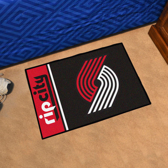 Portland Trail Blazers Starter Mat Accent Rug - 19in. x 30in.