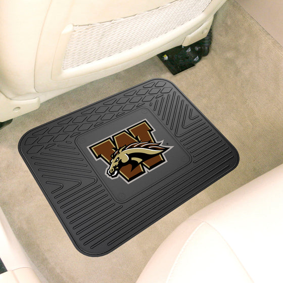 Western Michigan Broncos Back Seat Car Utility Mat - 14in. x 17in.