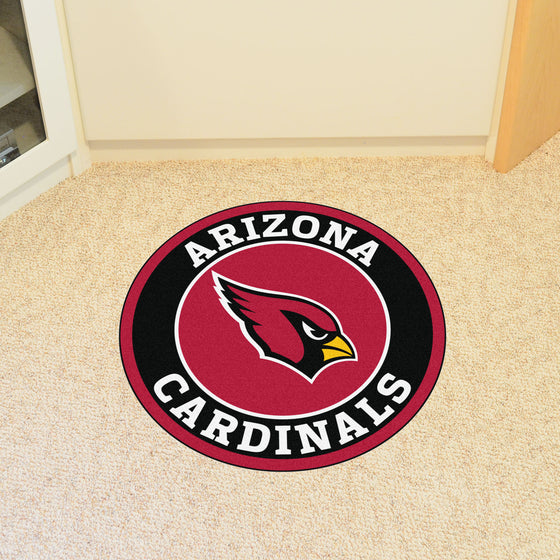 Arizona Cardinals Roundel Rug - 27in. Diameter