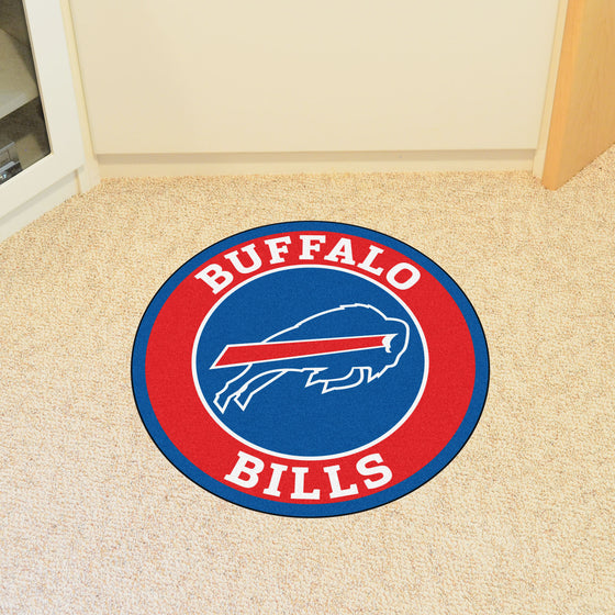 Buffalo Bills Roundel Rug - 27in. Diameter