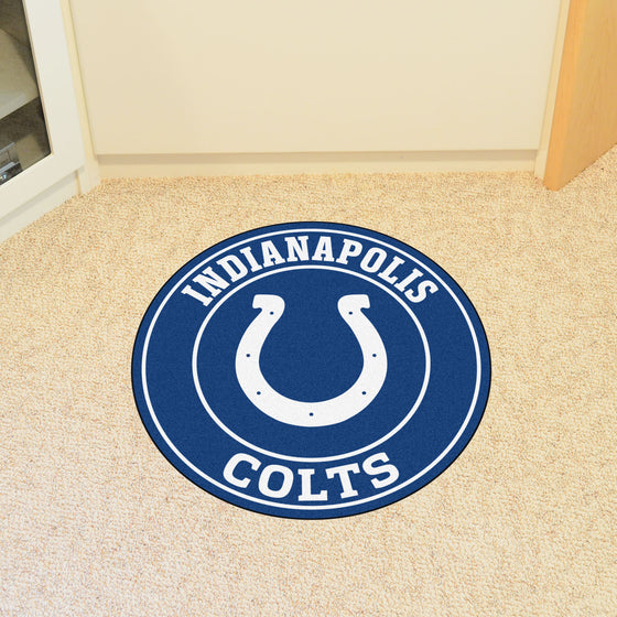 Indianapolis Colts Roundel Rug - 27in. Diameter