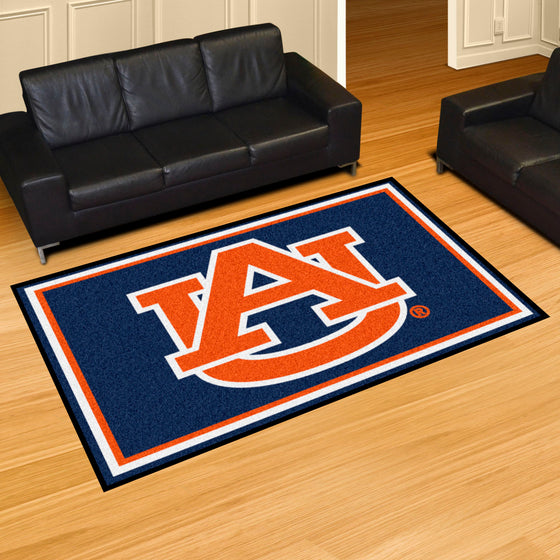 Auburn Tigers 5ft. x 8 ft. Plush Area Rug, AU