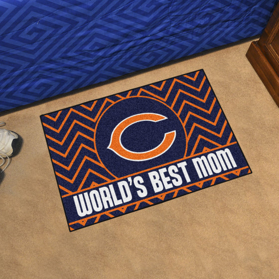 Chicago Bears Starter Mat Accent Rug - 19in. x 30in. World's Best Mom Starter Mat