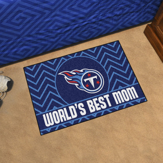 Tennessee Titans Starter Mat Accent Rug - 19in. x 30in. World's Best Mom Starter Mat