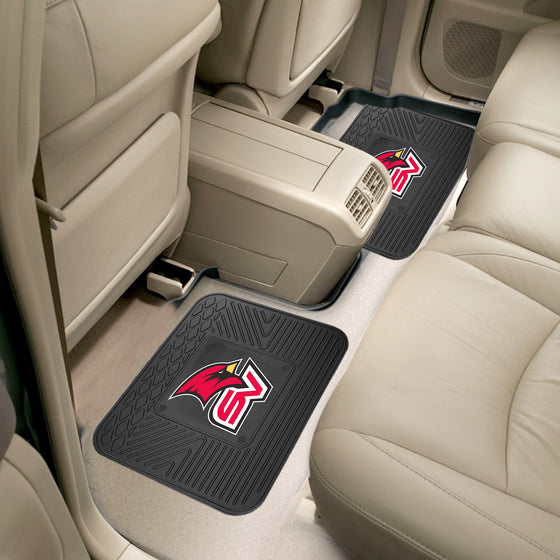 Saginaw Valley State Cardinals Back Seat Car Utility Mats - 2 Piece Set