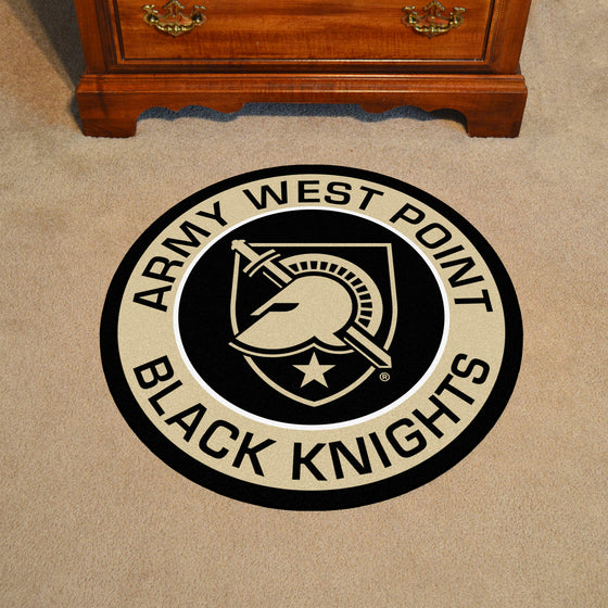 Army West Point Black Knights Roundel Rug - 27in. Diameter